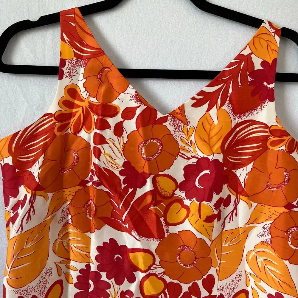 Bob Mackie Vintage Sheath Women Dress Silk Size 6 - Picture 2 of 5